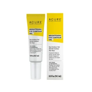 gel contour des yeux éclaircissant acure 14.7ml avec vitamine c et caféine