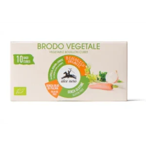 bouillon de légumes bio sans huile de palme alce nero 10x10g