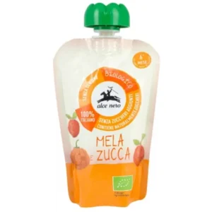 purée de pommes et courge biologique alce nero 100g