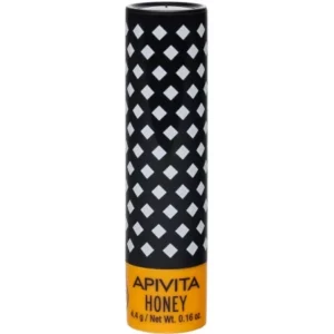 apivita honey lip care balm 4.4g - nourishing treatment for dry lips