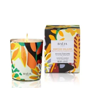 bougie parfumée vertige solaire - fragrance de bergamote 180gr