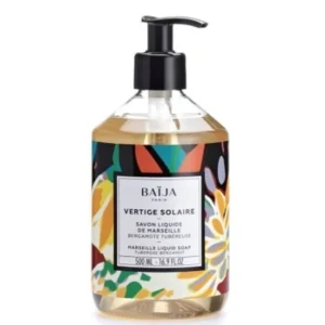 savon liquide de marseille vertige solaire 500ml - parfum bergamote & tubéreuse