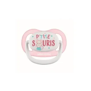 sucette physiologique physio air confort 0-6 mois - petit souris sil x2