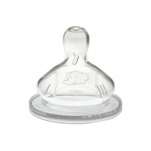 tétines bébé confort emotion - silicone anti-coliques t.1 (0-12 mois) - 3 vitesses - lot de 2