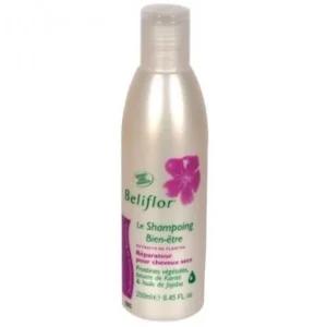 beliflor shampooing réparateur cheveux secs 250ml - soin intensif aux actifs végétaux