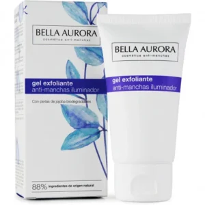 gel exfoliant anti-tâches bella aurora - 75ml | élimine les impuretés
