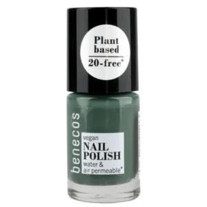 vernis à ongles sage green vegan benecos - naturel et écologique (5ml)