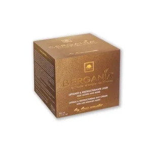 crème nuit nutritive anti-âge bergania - soin ultra-nourissant pour visage et cou