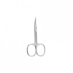 ciseaux de cuticules chromés avec pointe fine - beter 24110