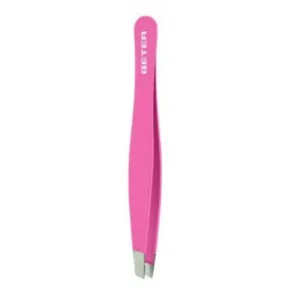 pince à épiler soft touch pointe oblique beter - 24079 pour une épilation précise