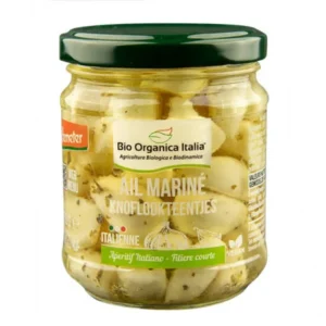 bio ail mariné à l'huile demeter - 190g de saveurs naturelles