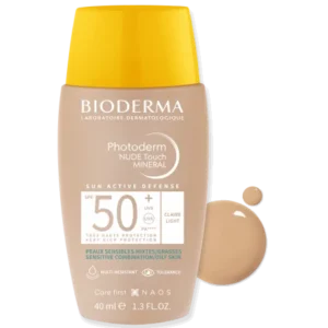 bioderma photoderm nude touch spf 50+ teinte claire