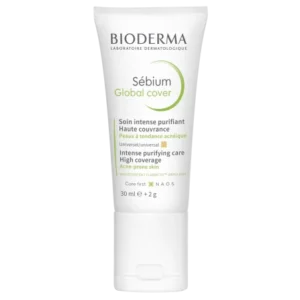 soin teinté global cover de bioderma - 30 ml pour une peau unifiée