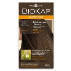 biokap nutricolor 6.0 blond tabac - natural hair color solution