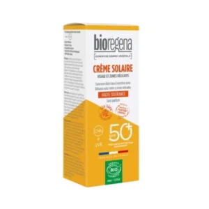 crème solaire visage bio spf50+ - protection haute définition 40ml