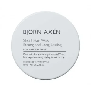 bjorn axen short hair wax with strong flexible hold - 80ml