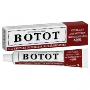 dentifrice antiplaque pour fumeurs botot - 75 ml