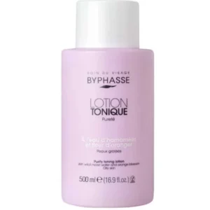 byphasse lotion tonique purité - eau d'hamamélis et fleur d'oranger pour peaux mixtes à grasses - 500ml