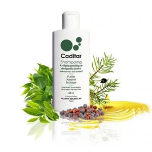 shampooing antipelliculaire séborrique caditar 150ml avec huiles essentielles