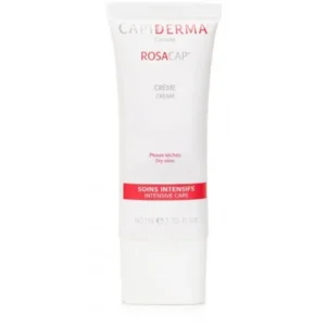 crème visage anti-rougeurs rosacap 40ml - soin apaisant et hydratant au complexe marin