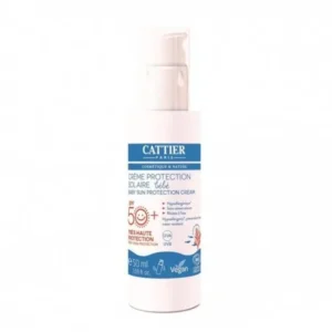 cattier crème solaire bébé bio spf 50+ - protection optimale contre uva/uvb - 50 ml