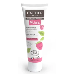 dentifrice pour enfants cattier 2-6 ans - goût framboise 50ml