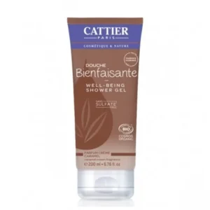 cattier gel douche bienfaissant crème caramel sans sulfates - 200ml