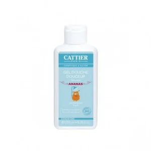 gel douche douceur ananas 200ml - cattier à l'aloe vera bio