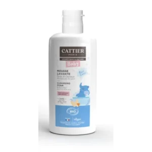 mousse lavante cattier pour cheveux et corps - 150ml