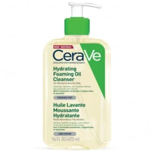 gel moussant cerave pour peaux normales à grasses - 473ml