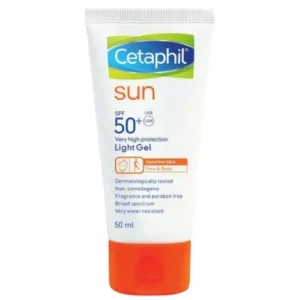 cetaphil sun gel with spf 50+ | lightweight & water-resistant protection