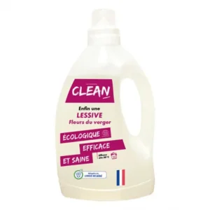 lessive écologique fleur du verger 1,5l – 30 lavages, soin doux pour peaux sensibles
