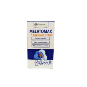 complemax melatomax : mélatonine avec magnésium et vitamine b6 - 60 gélules pour un sommeil réparateur