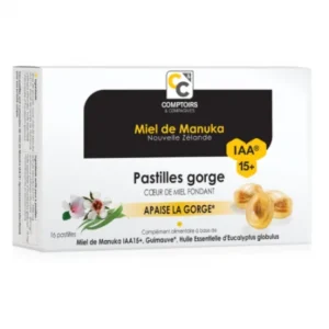 pastilles au miel de manuka iaa15+ - cœur fondant de comptoirs & compagnie