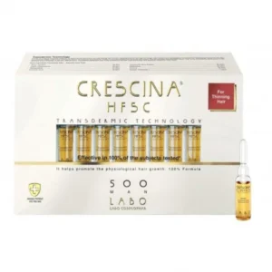 crescina hfsc transdermic 500 for men – hair regrowth solution (20 x 3.5ml)