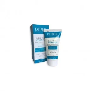 crème hydratante visage depilia hydra plus 50ml pour peaux sensibles