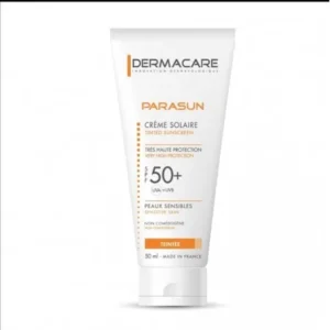 crème solaire teintée spf 50+ dermacare parasun - 50 ml