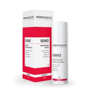 dermaceutic radiance creme – crème éclaircissante 30ml pour un teint unifié