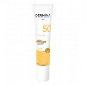 crème solaire anti-taches spf50+ - protection maximale pour peaux sensibles - 40ml