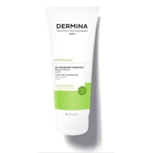 gel nettoyant purifiant dermina normalina 200ml pour peaux mixtes à grasses