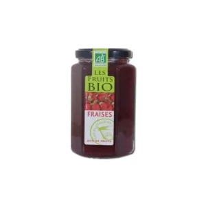 confiture fraises bio 100% fruits - 300g