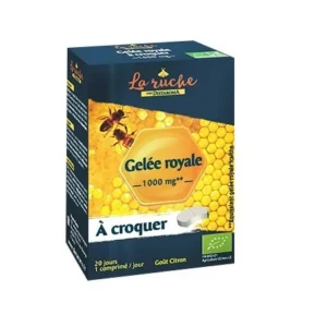 Gelée Royale Bio à Croquer DIETAROMA - 20 Comprimés au Citron