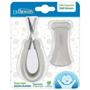 ciseaux à ongles dr. brown's pour bébé – conçus pour gauchers et droitiers