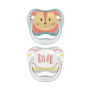 sucette orthodontique dr. brown’s - pack de 2 pour bébé 0-6 mois - bleu