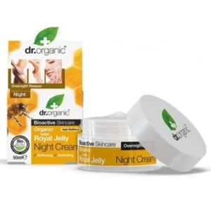 crème de nuit à base de gelée royale bio - dr. organic 50 ml