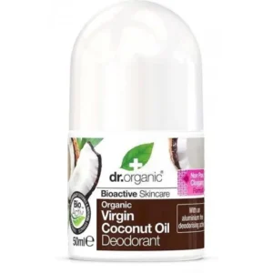 déodorant bio au coco doux et efficace - dr. organic - 50 ml