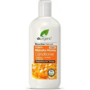 après-shampooing au miel de manuka bio pour cheveux santé - dr. organic 265 ml