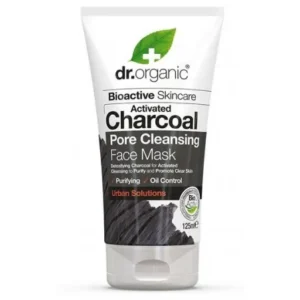 masque pour le visage au charbon actif - dr. organic 125ml