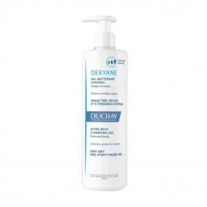 gel nettoyant surgras ducray dexyane 400ml pour peaux sèches et atopiques