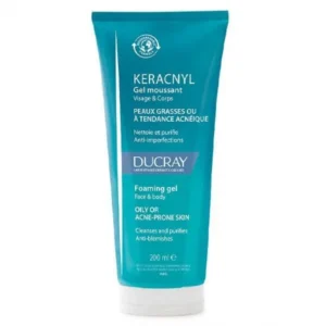 gel moussant keracnyl 200 ml pour peau grasse et acnéique